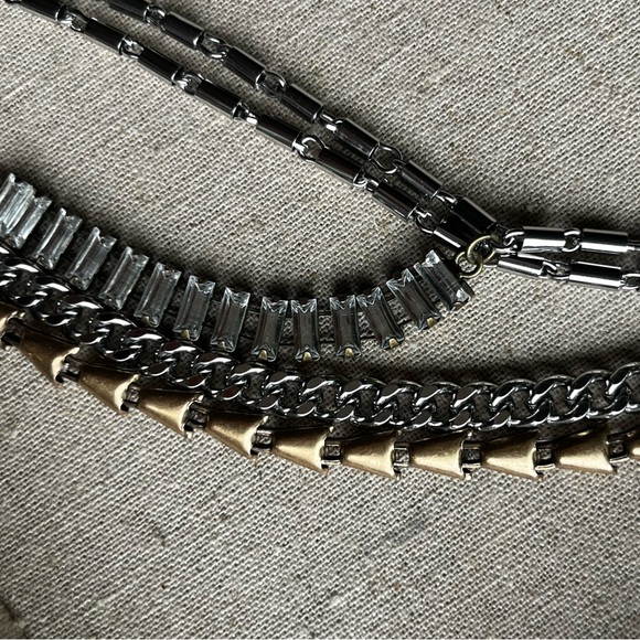 Stella & Dot Sutton Versatile Mixed Metals Statement Necklace - Picture 7 of 12